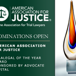 Nominations Open for the 2024 AAJ Paralegal of the Year Award Sponsored by Advocate Capital, Inc. Nominations Open for the 2024 AAJ Paralegal of the Year Award Sponsored by Advocate Capital, Inc.