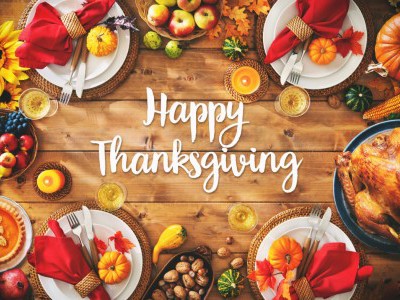 Happy Thanksgiving: Holiday Hours 2023